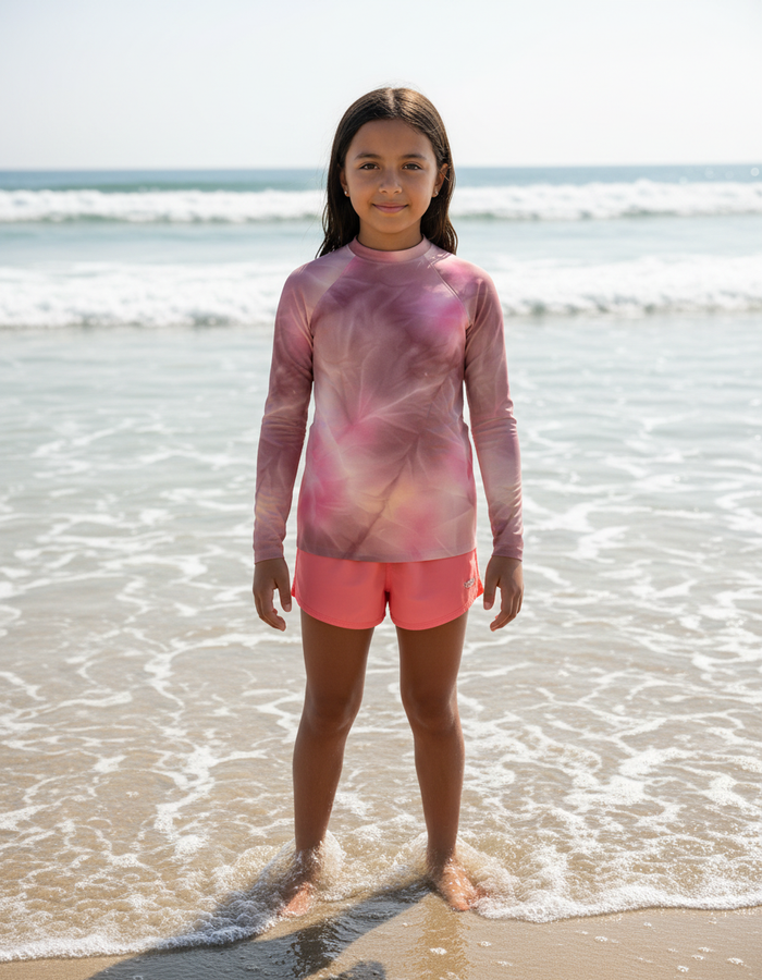 Rashguard — Youth Millennial Pink Frost