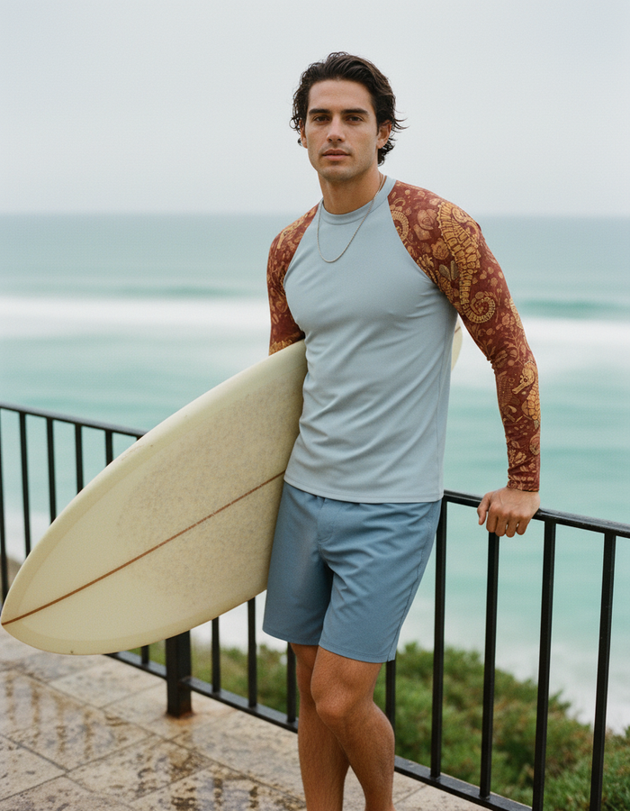 Rashguard — Men's Muskmelon Triton
