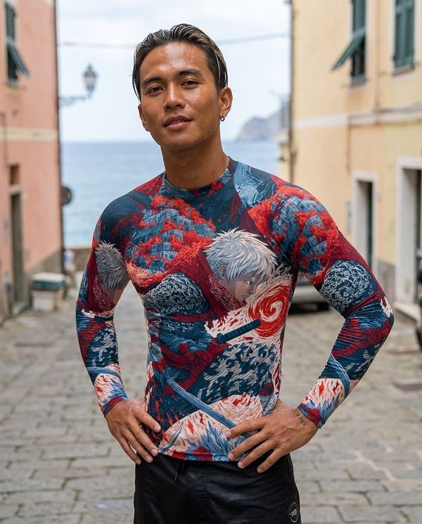 Neon Samurai men's rashguards