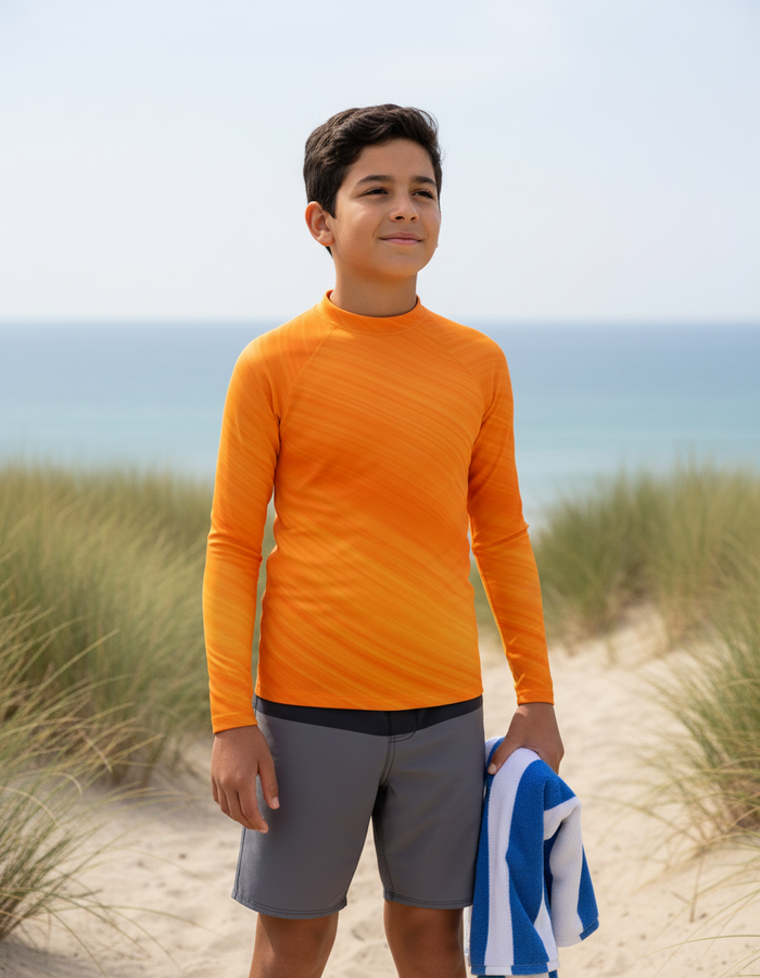 Rashguard — Youth Citrus Orange Spectrum