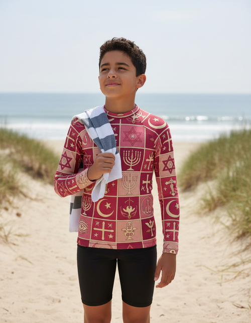 Youth Hot Pink Unity youth rashguards