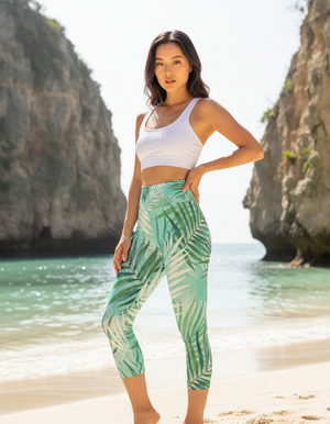 Eden Leggings Capri Yoga Leggings — Dripper