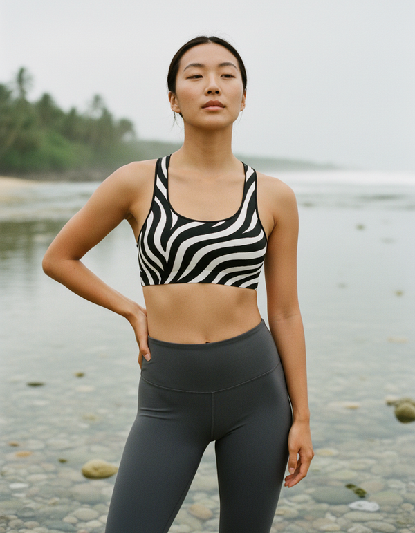 White classic sports bras — Dripper