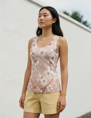 Women's Angora Petal women's tank tops