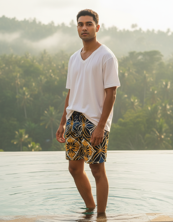 Men's Swim Trunks in Kaleido