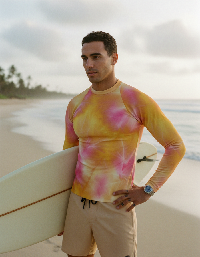 Rashguard — Men's Lemon Yellow Frost