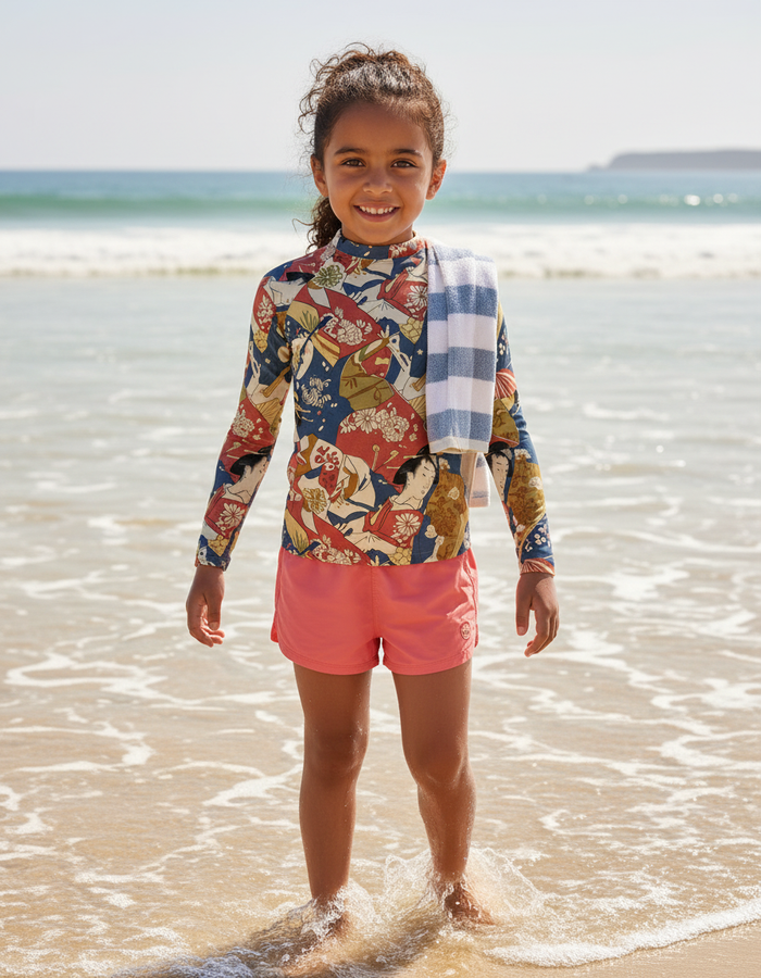 Rashguard — Kids Coral Mizuki