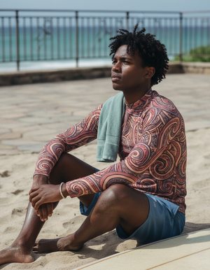 Men's Tea Rose Spectrum men's rashguards