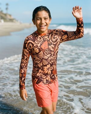Boys Lani Lehua boys youth rashguards