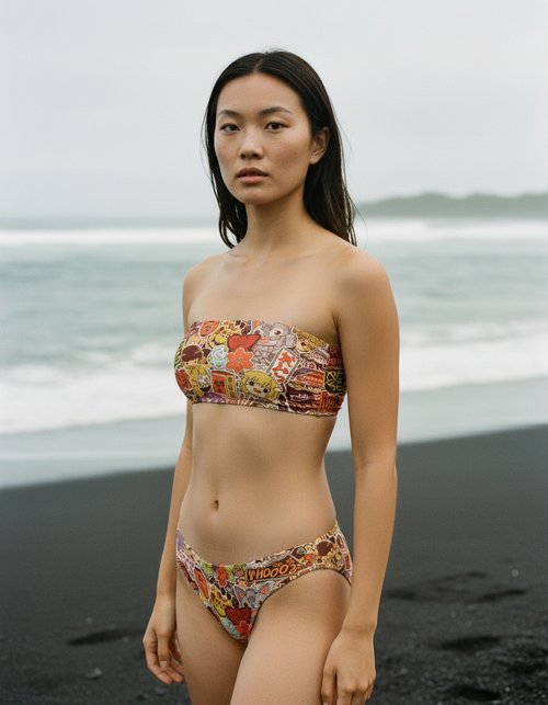 Muskmelon Yurei Bandeau Bikini Bandeau Bikini — Lolekai