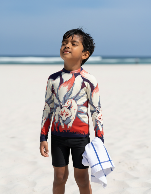 Nine Tails kids rashguards