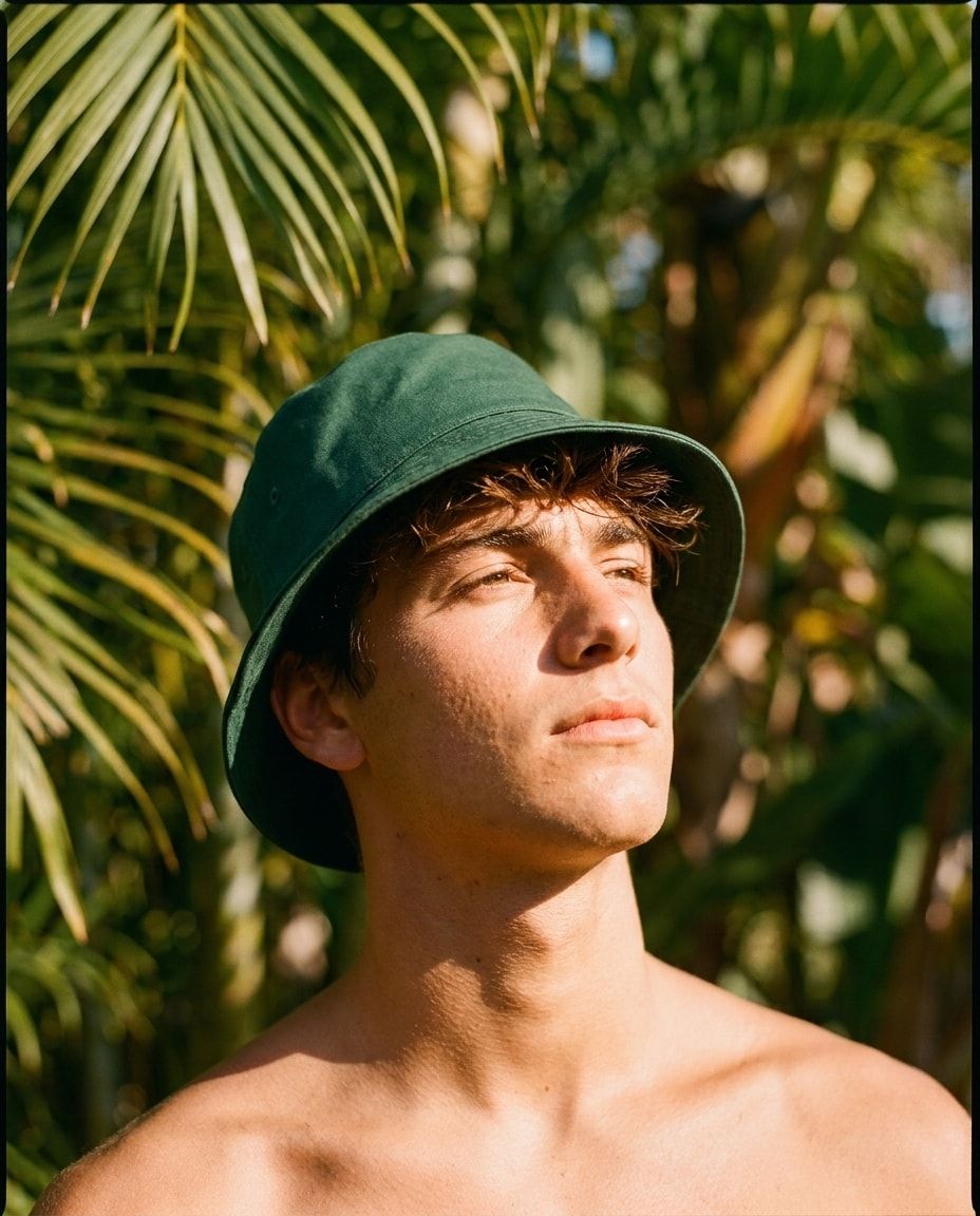 Runway Emerald Midnight Regatta bucket hats