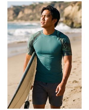 Alexandrite Tropique Rash Guard Men's Rashguard — Lolekai