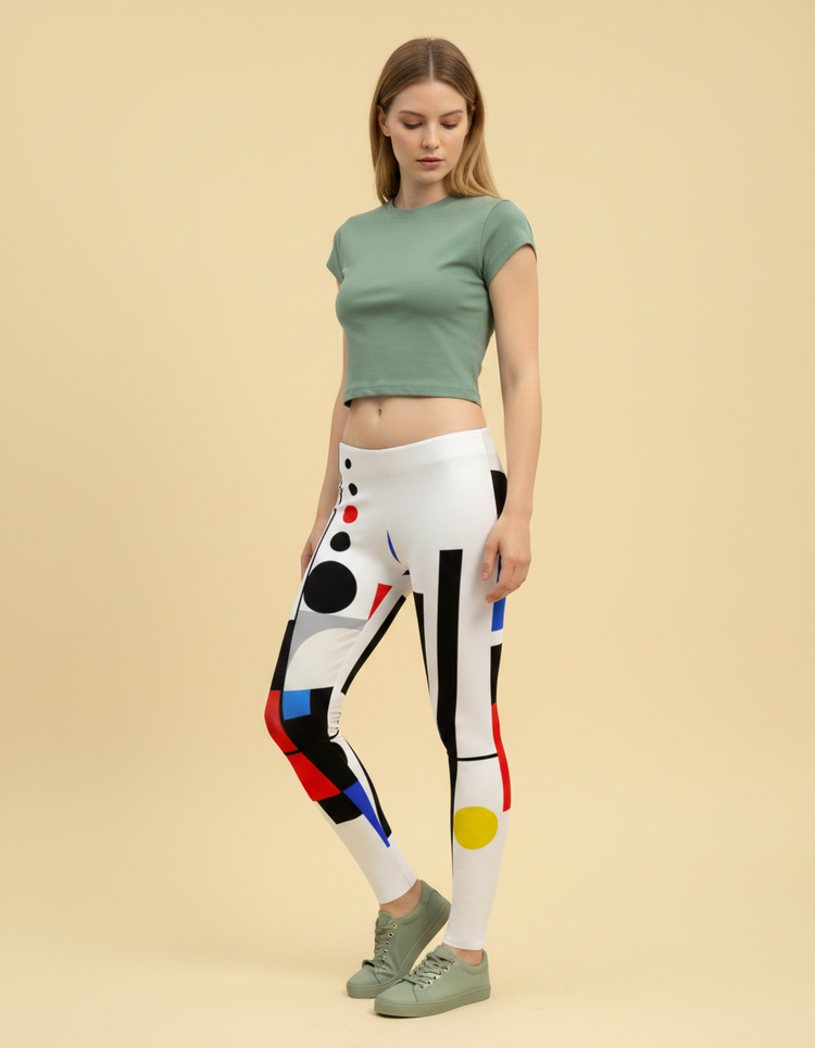 Women's Suprematist Geometry Leggings