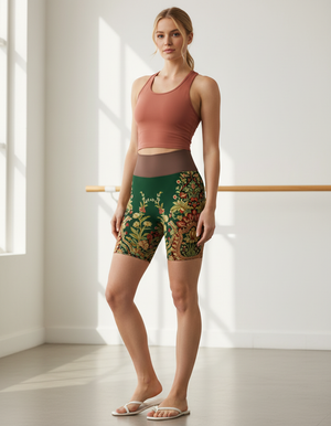 Mughal Collection Yoga Shorts yoga shorts