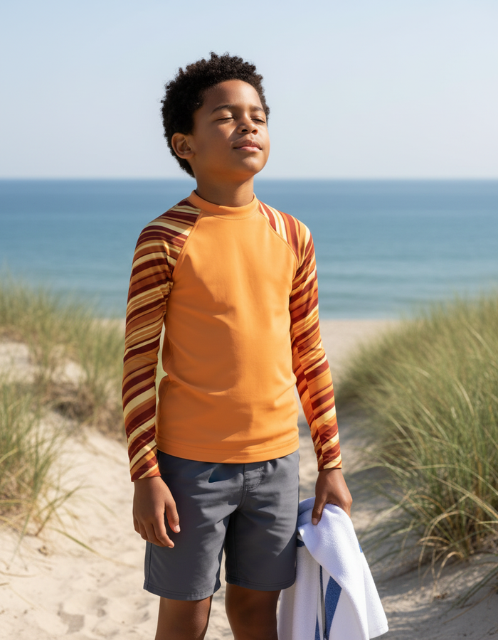 Rashguard — Kids Muskmelon Sway