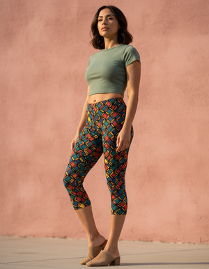 Chromatic Collection Capri Leggings capri leggings