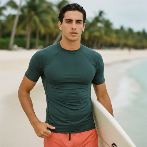 Charcoal Rash Guard Men's Rashguard — Lolekai