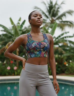 Chroma longline sports bras
