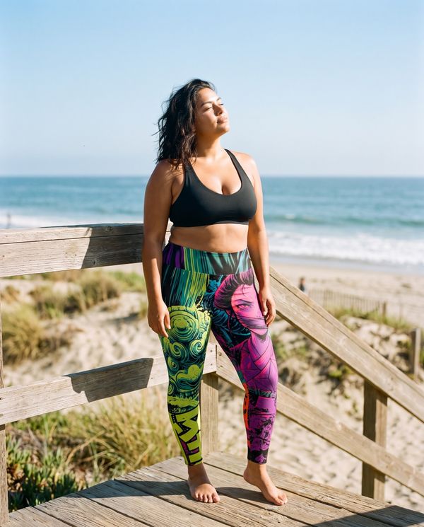 Neon Legends plus size leggings