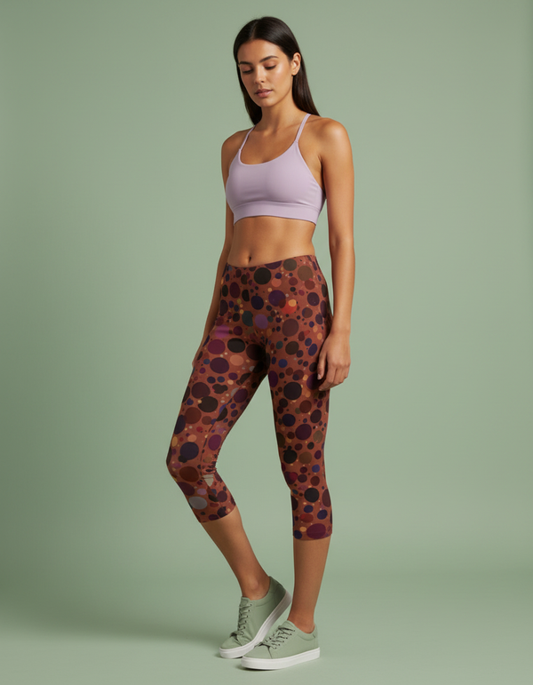 Polka Collection capri leggings