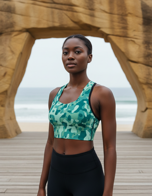 Turquoise Horizon sports bras