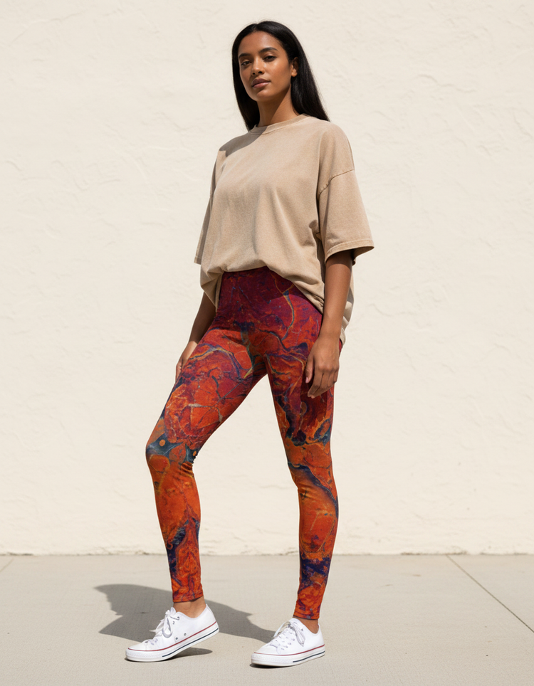 Women's Marble Leggings