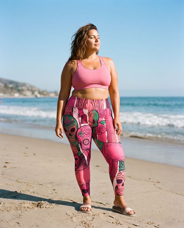Calaca plus size leggings
