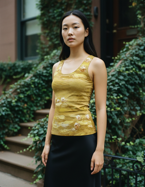 Women's Lemon Yellow Serenade tank tops