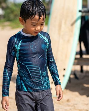 Boys Pharaoh Warrior (White) boys rashguards