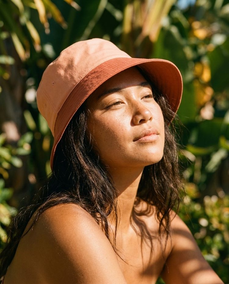 Burnt Sienna Mulberry & Mist bucket hats