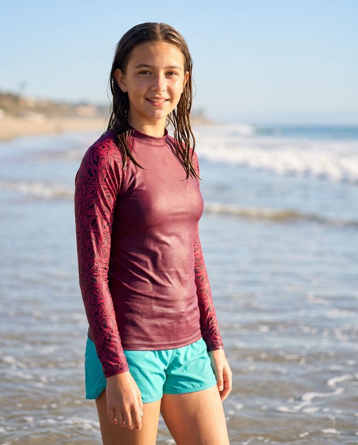 Rashguard — Girls Amaranth Chord