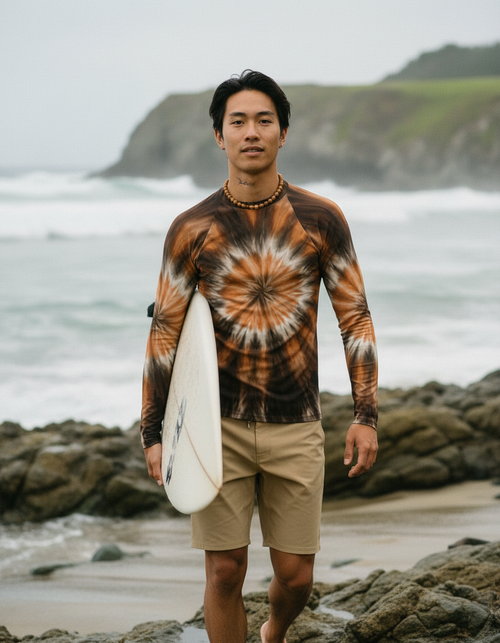 Coffee Bean Satori Rash Guard Men's Rashguard — Dripper