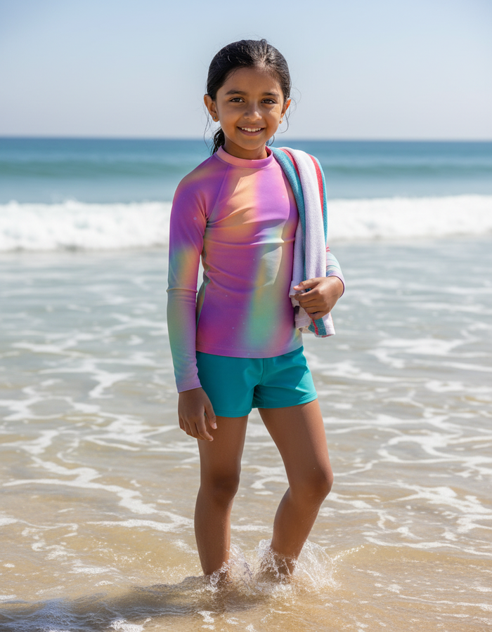 Rashguard — Kids Electric Fuchsia Chroma