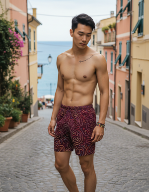 Amaranth Mirage Men's Swim Trunks bikini — Dripper