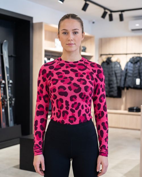 Hot Pink Feline Base Layer Women's Rashguard — Lolekai