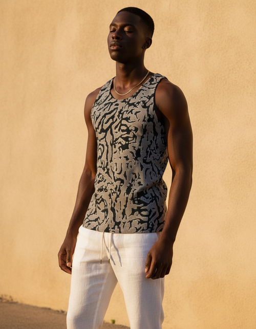 Men's Lattice tank tops