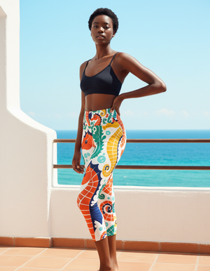 Serenade Capri Yoga Leggings Capri Yoga Leggings — Dripper