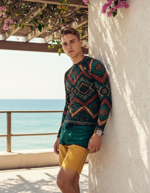 Woven Rash Guard Men's Rashguard — Dripper