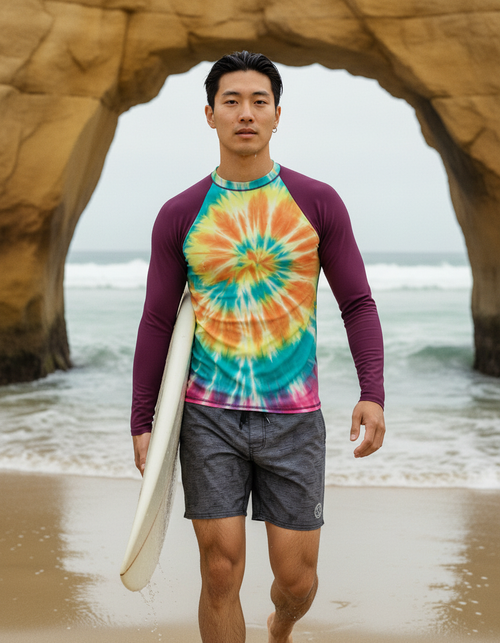 Nebula Rash Guard Men's Rashguard — Lolekai