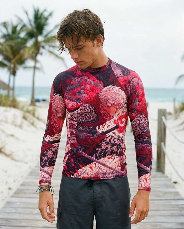 Rashguard — Men's Hot Pink Senjin