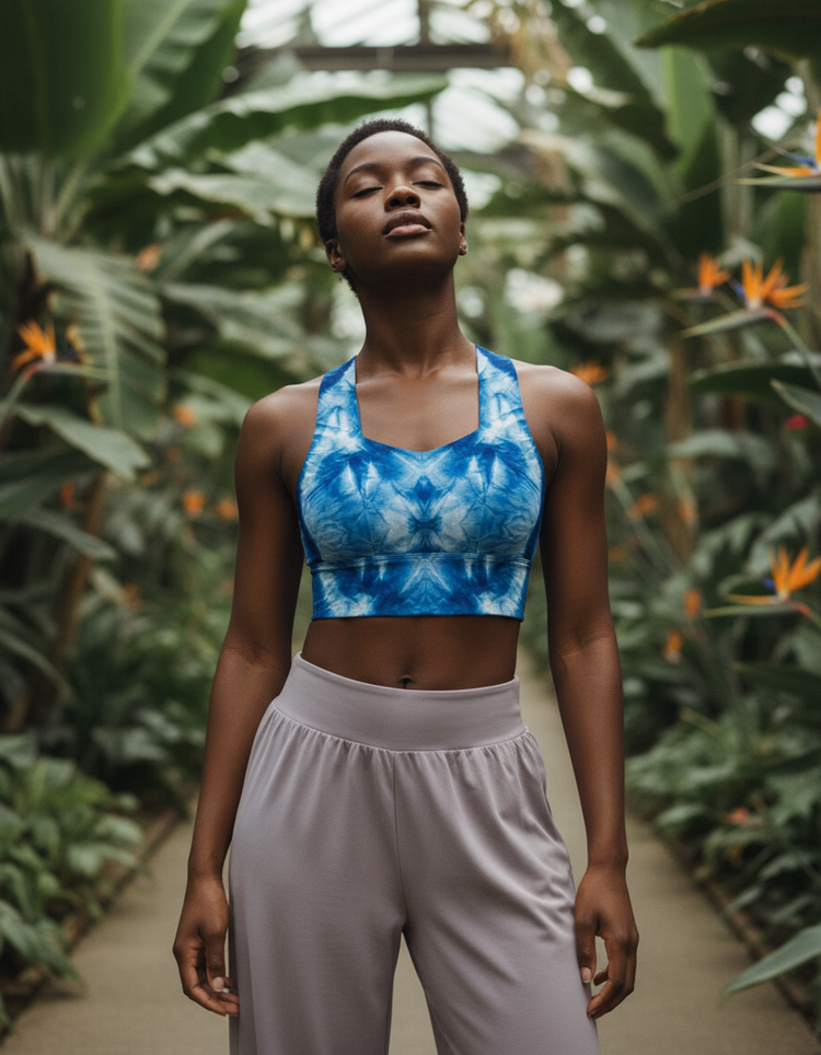 Mystic Depths Abyss Longline Sports Bra
