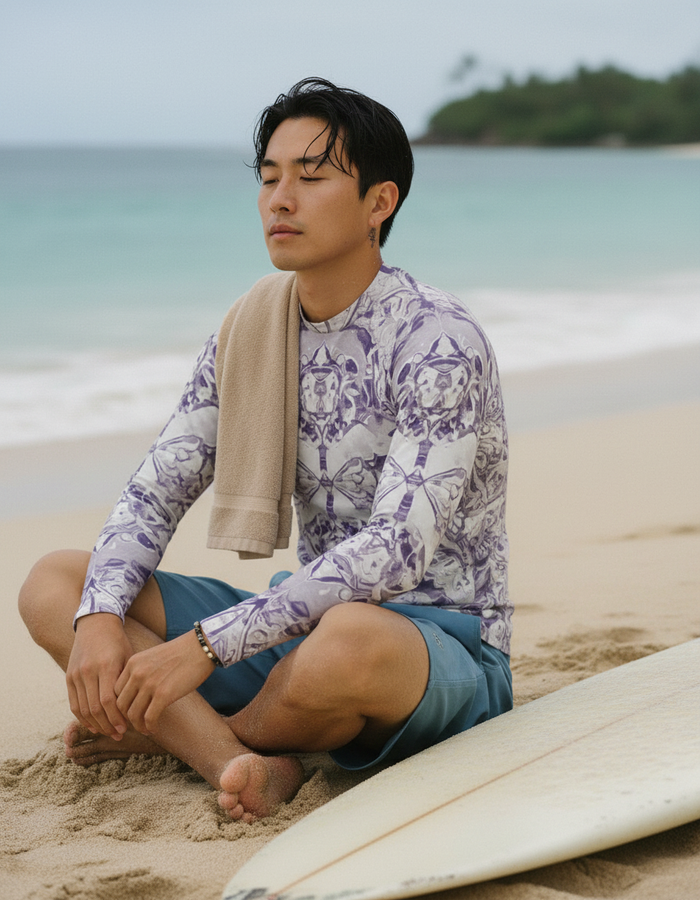 Rashguard — Men's Burnished Lilac Burst