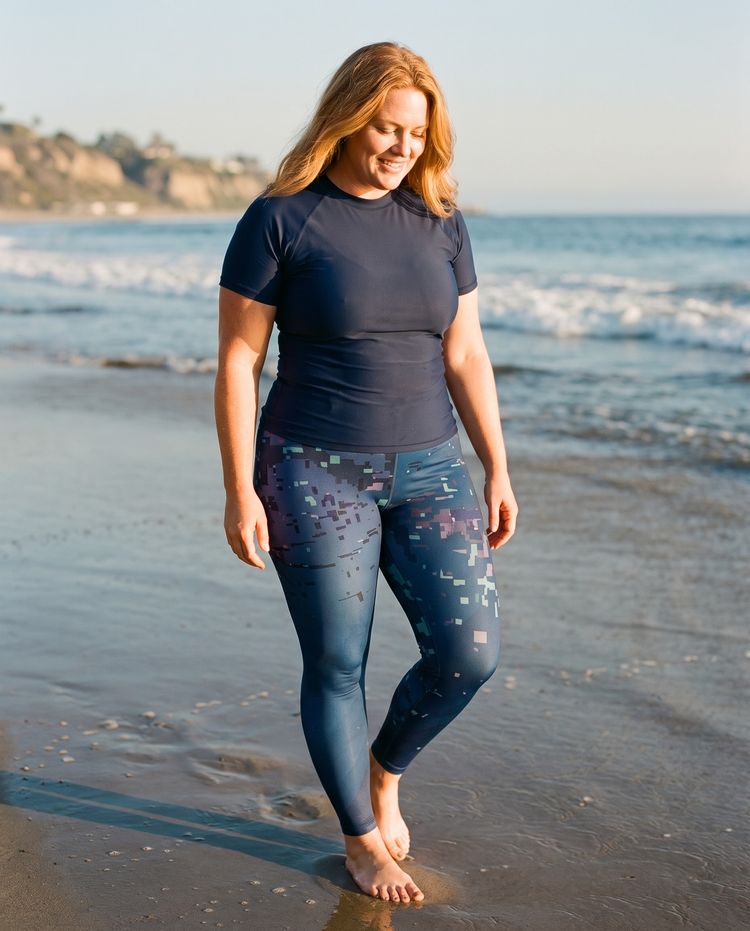 Rhodonite Pulse Plus Size Leggings