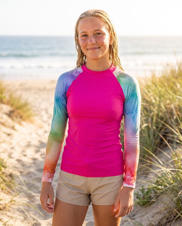 Rashguard — Girls Mosaic
