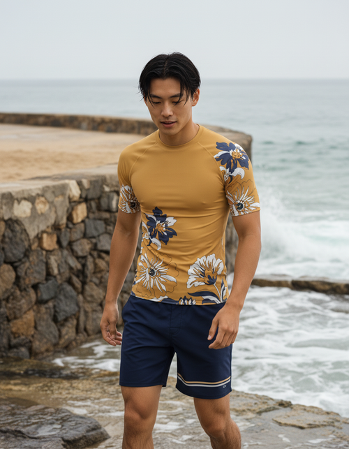 Men's Elysian men's short-sleeve rashguards