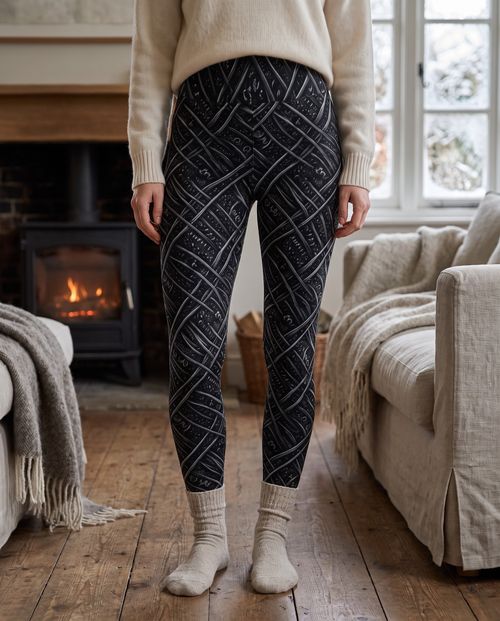 Meshwork Base Layer Bottoms High-Rise Leggings — Lolekai