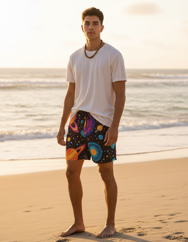 Men's Swim Trunks in Cosmos