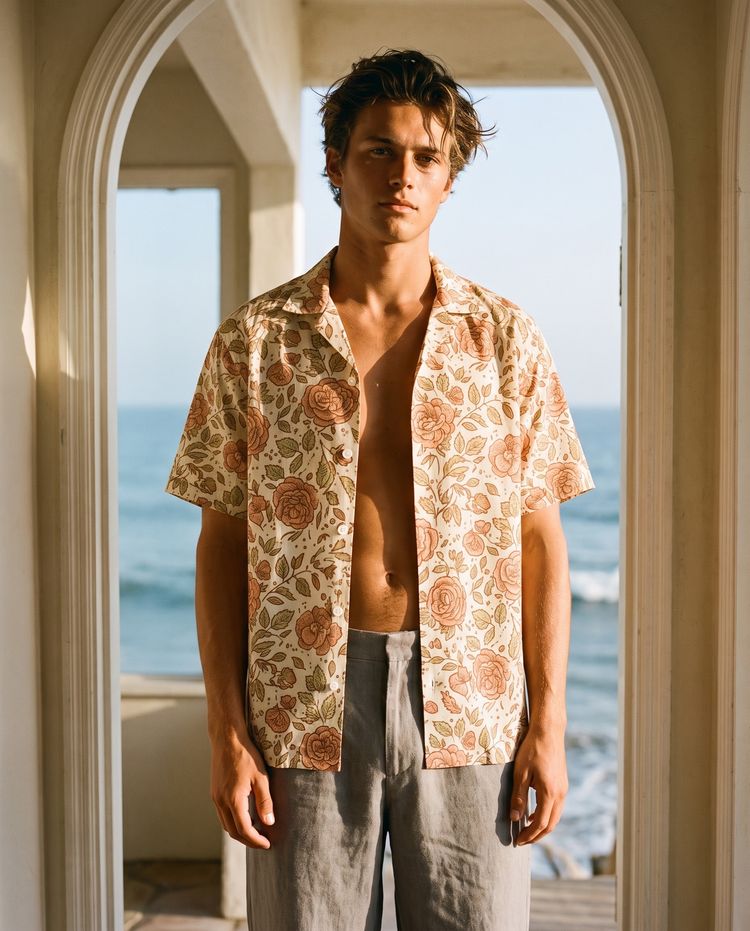 Pualani men's hawaiian shirts