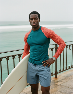 Men's Coral Chord men's rashguards